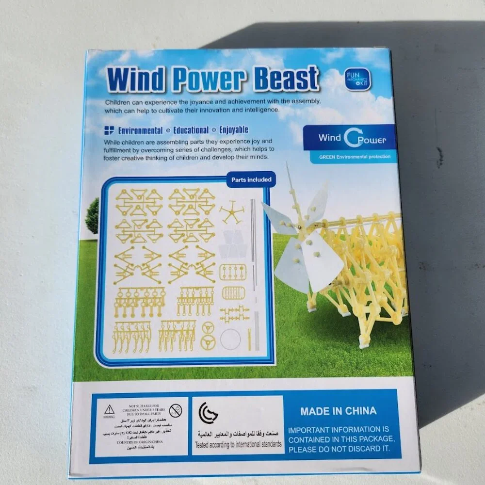NEW STEM Wind Power Automaton Toy Science Energy Project Craft Kit  Brand new